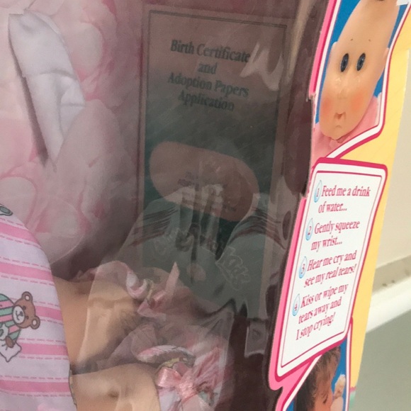 1992 Cabbage Patch Kids Baby Cries Real Tears NIB - Picture 8 of 10
